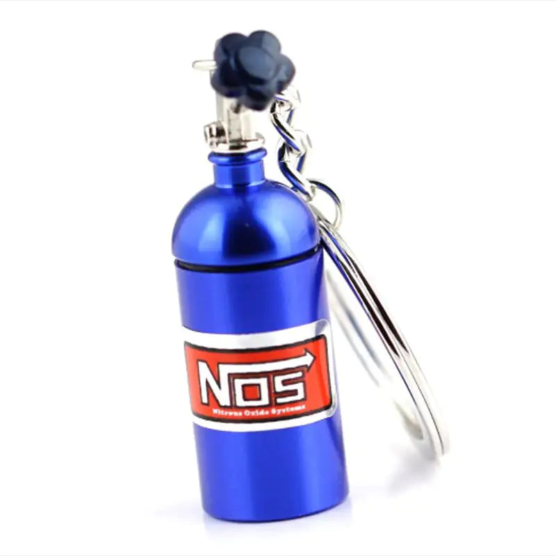 NOS Bottle Car Keychain