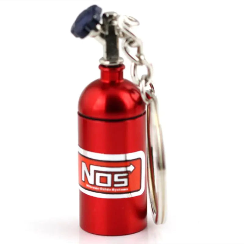NOS Bottle Car Keychain