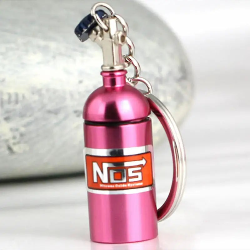 NOS Bottle Car Keychain