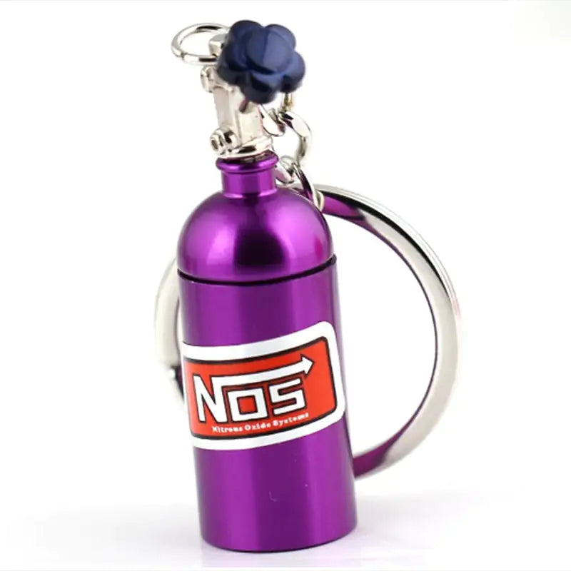 NOS Bottle Car Keychain