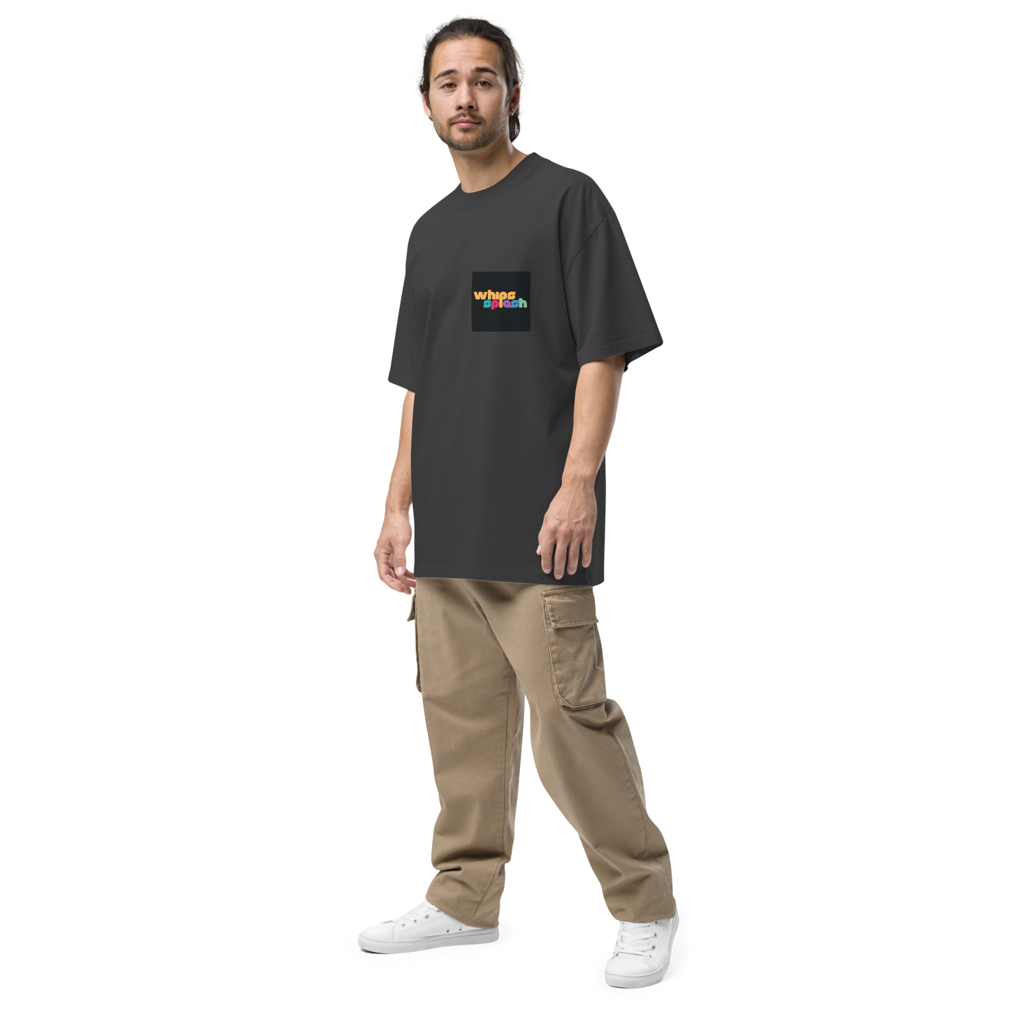 WHIPSSPLASH Oversized Faded T-Shirt