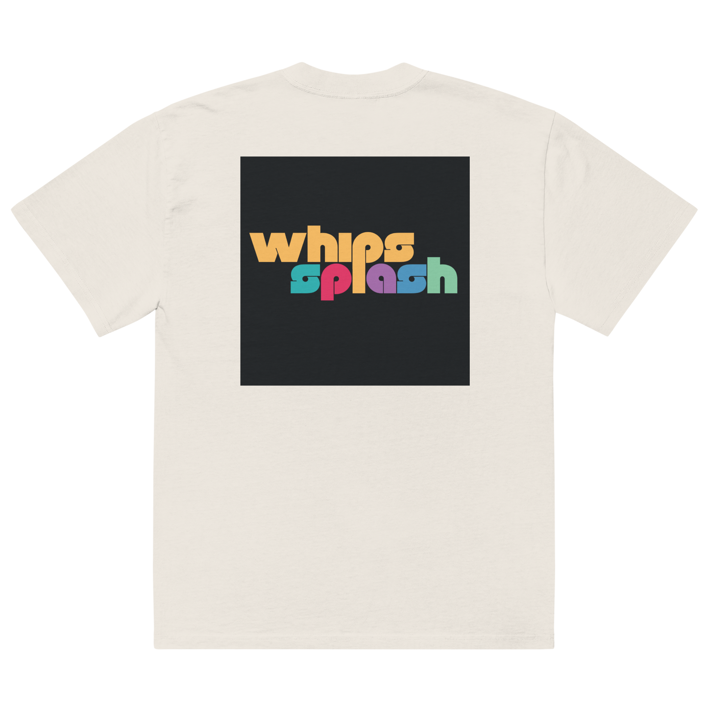 WHIPSSPLASH Oversized Faded T-Shirt