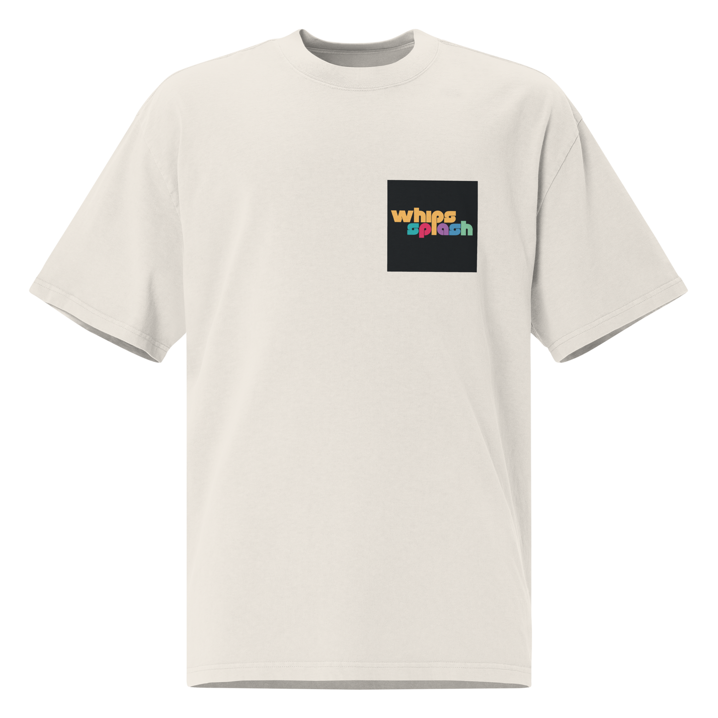 WHIPSSPLASH Oversized Faded T-Shirt