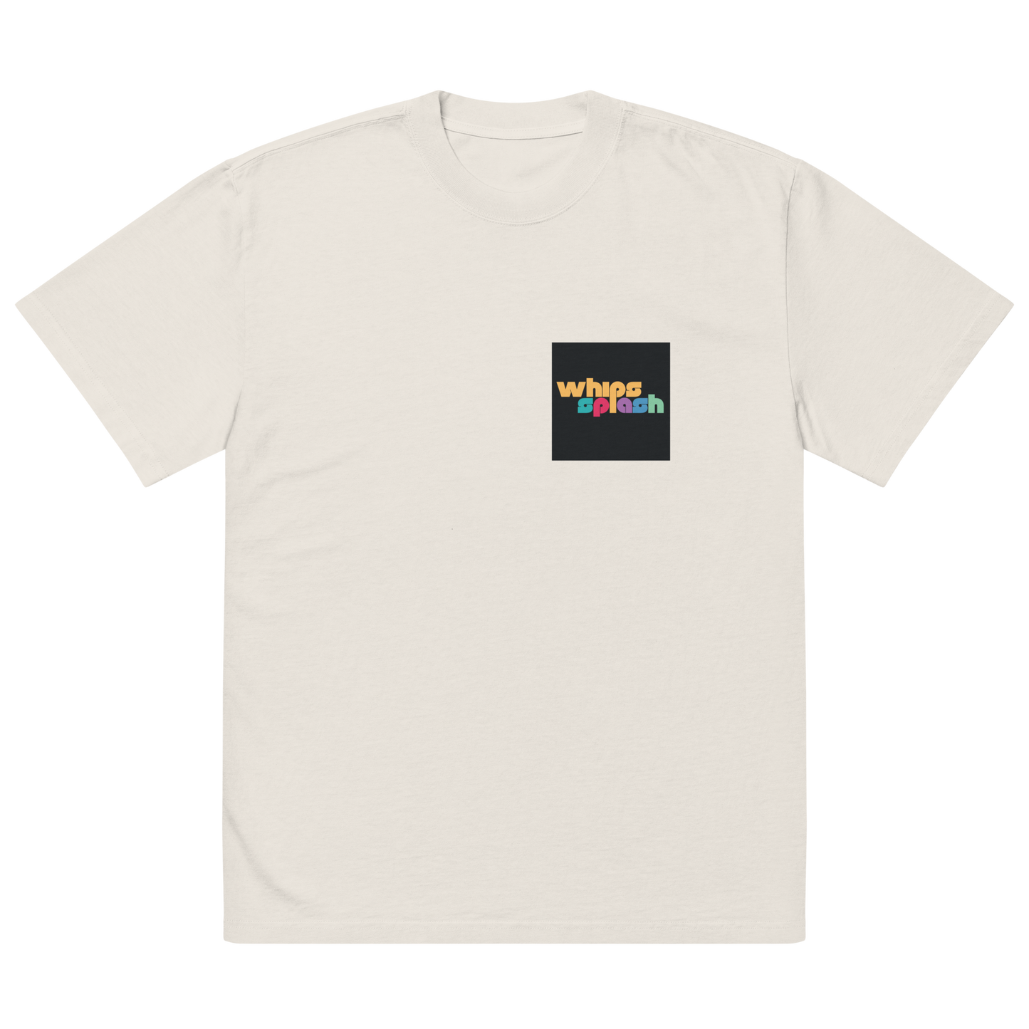 WHIPSSPLASH Oversized Faded T-Shirt