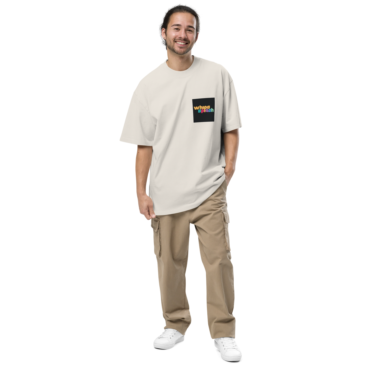 WHIPSSPLASH Oversized Faded T-Shirt