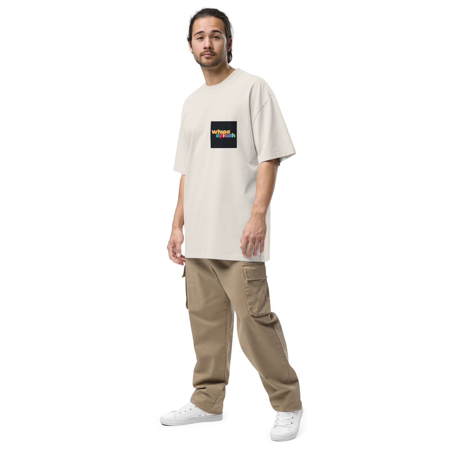 WHIPSSPLASH Oversized Faded T-Shirt