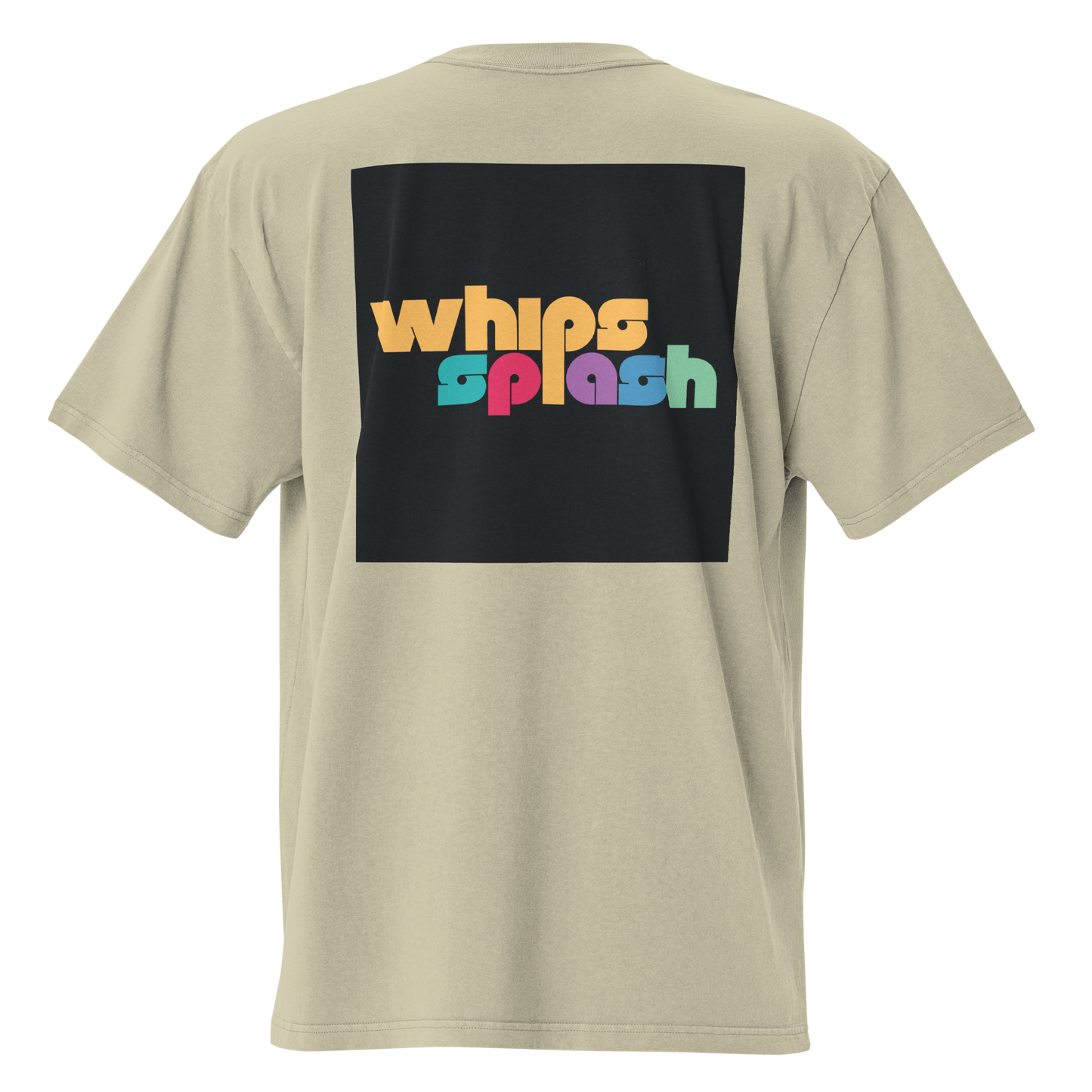 WHIPSSPLASH Oversized Faded T-Shirt
