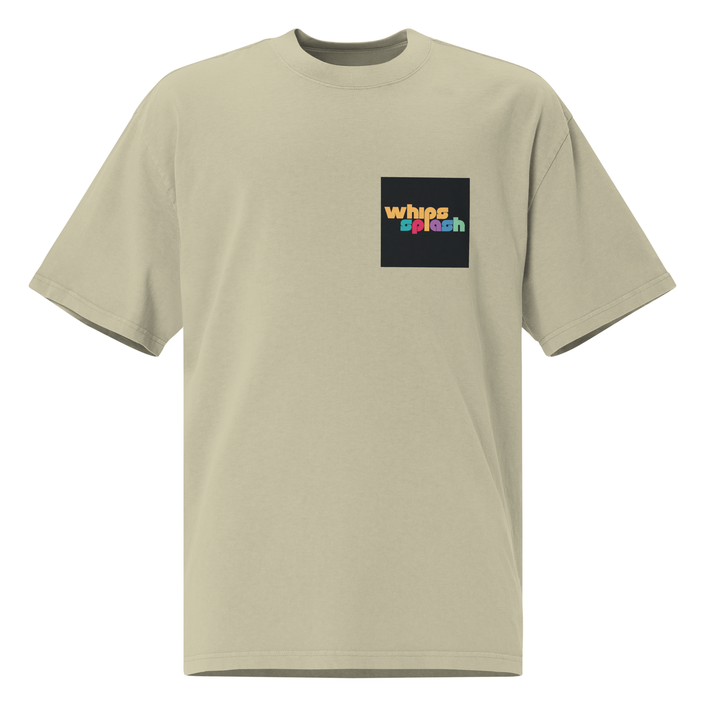 WHIPSSPLASH Oversized Faded T-Shirt