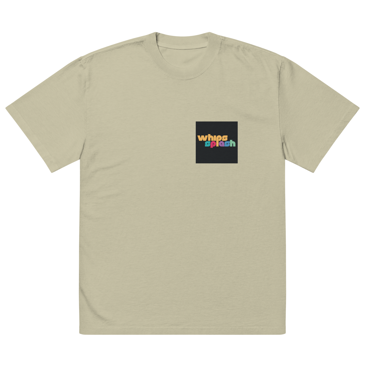 WHIPSSPLASH Oversized Faded T-Shirt