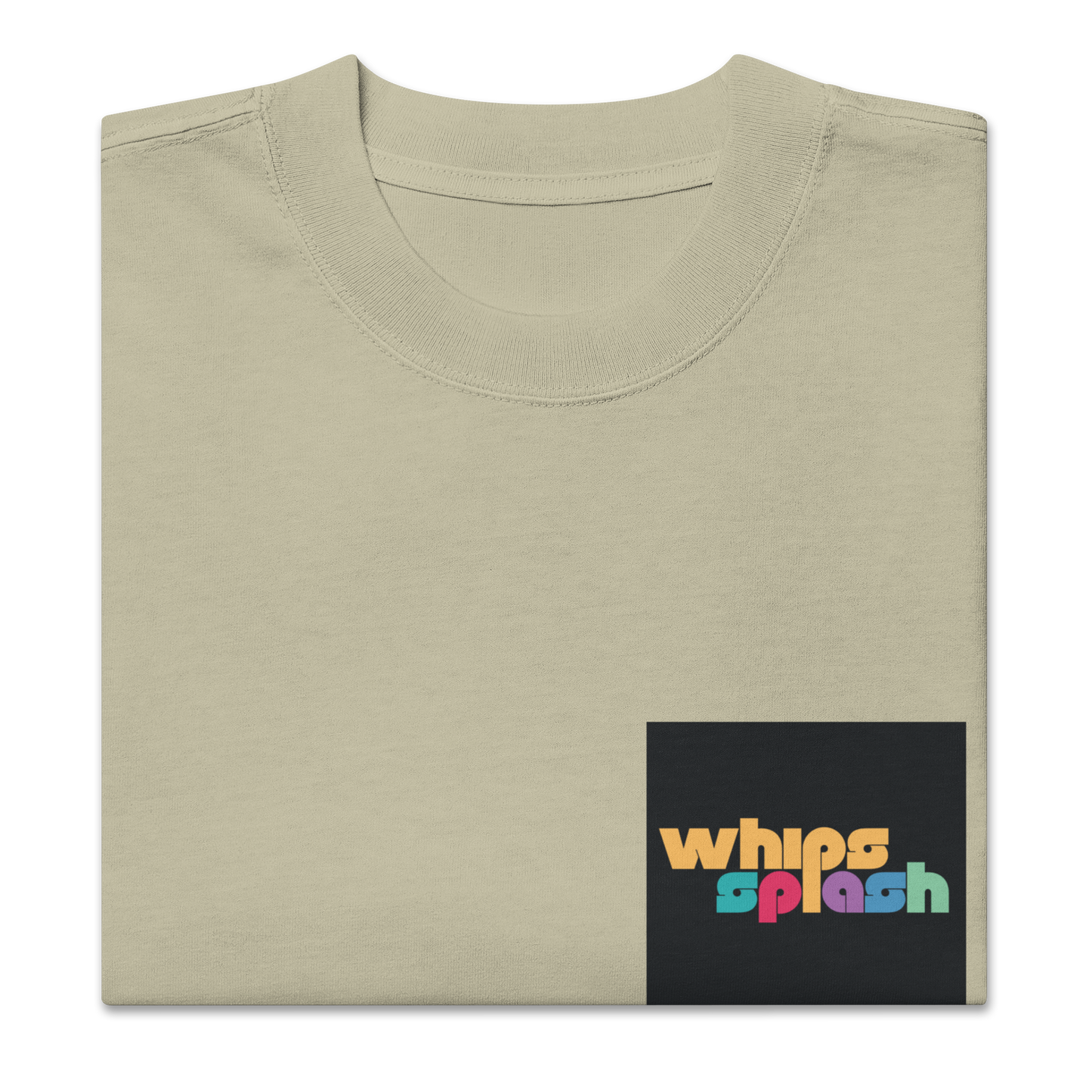 WHIPSSPLASH Oversized Faded T-Shirt