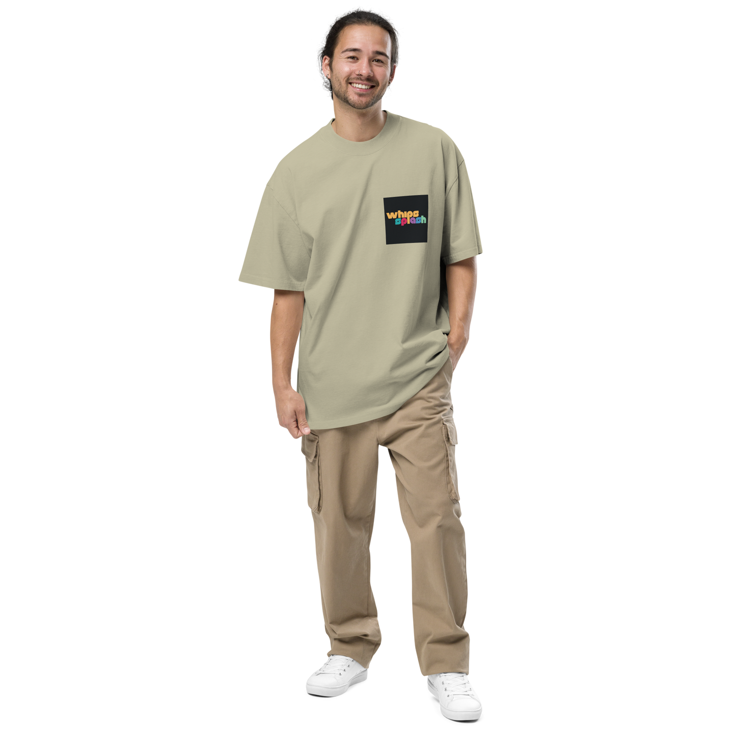 WHIPSSPLASH Oversized Faded T-Shirt