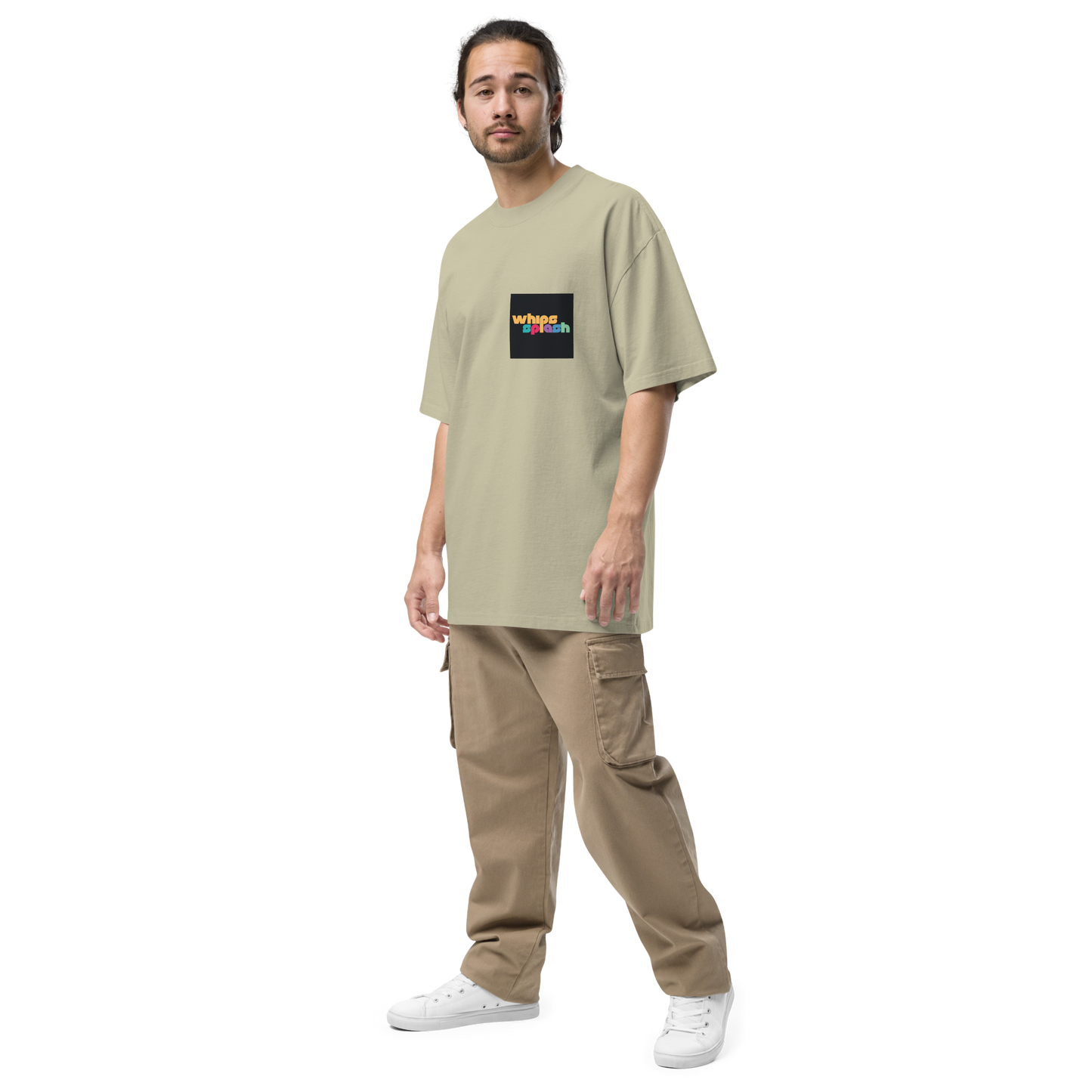 WHIPSSPLASH Oversized Faded T-Shirt