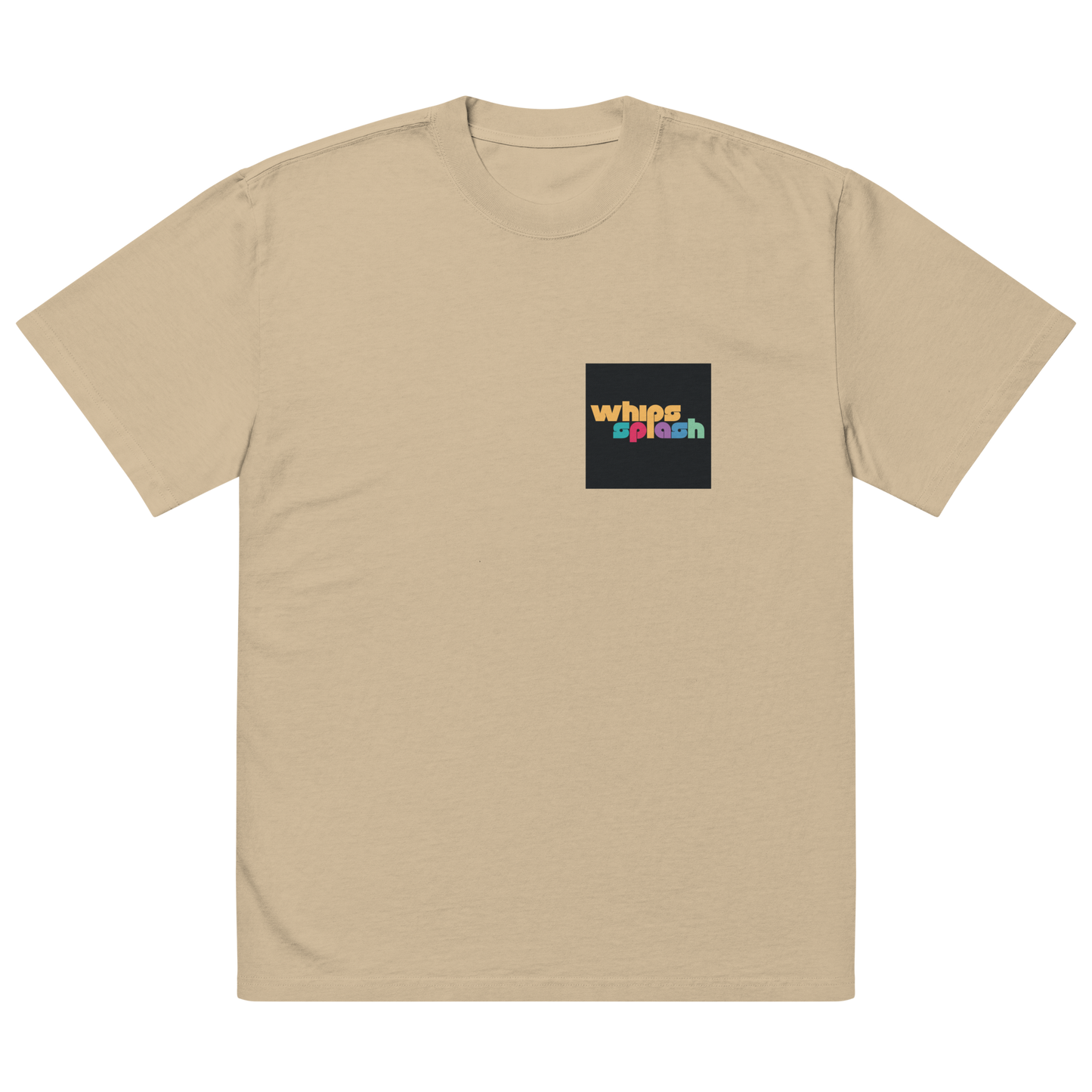 WHIPSSPLASH Oversized Faded T-Shirt