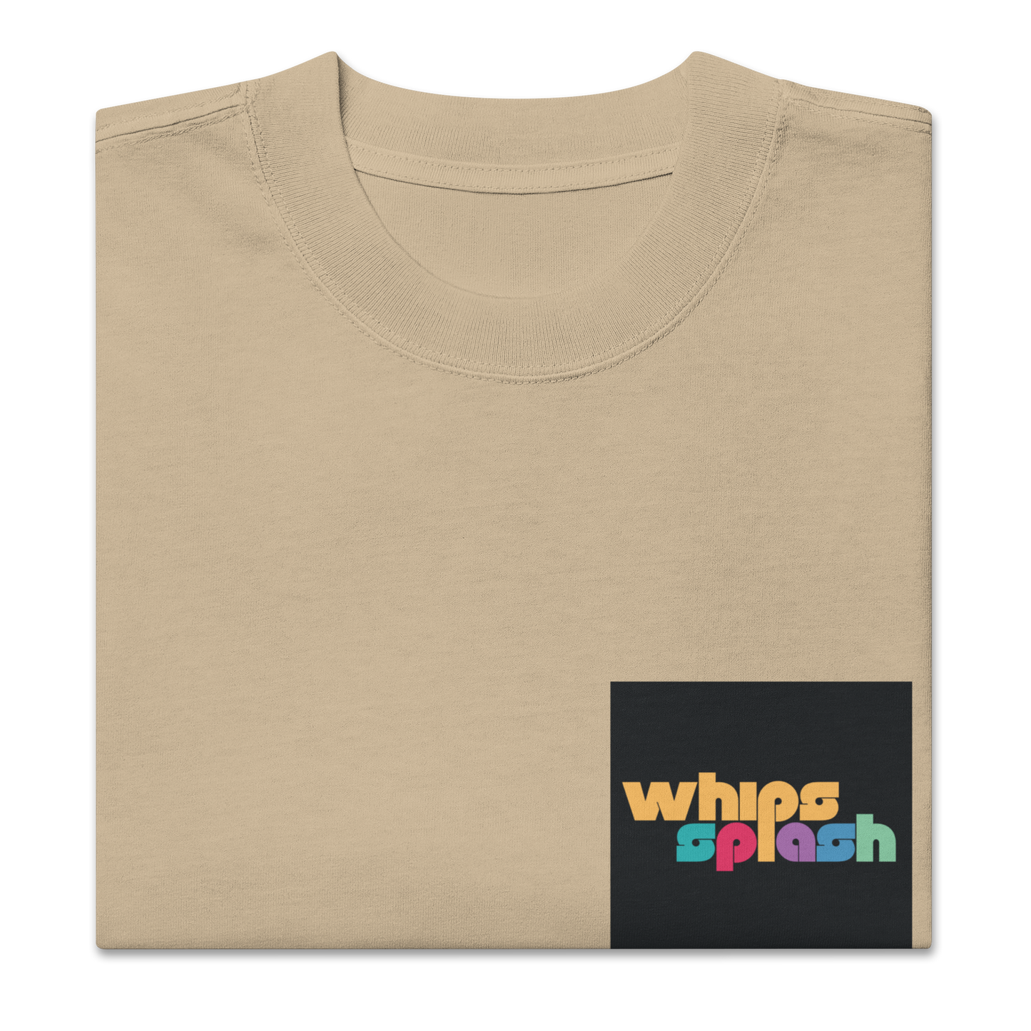 WHIPSSPLASH Oversized Faded T-Shirt