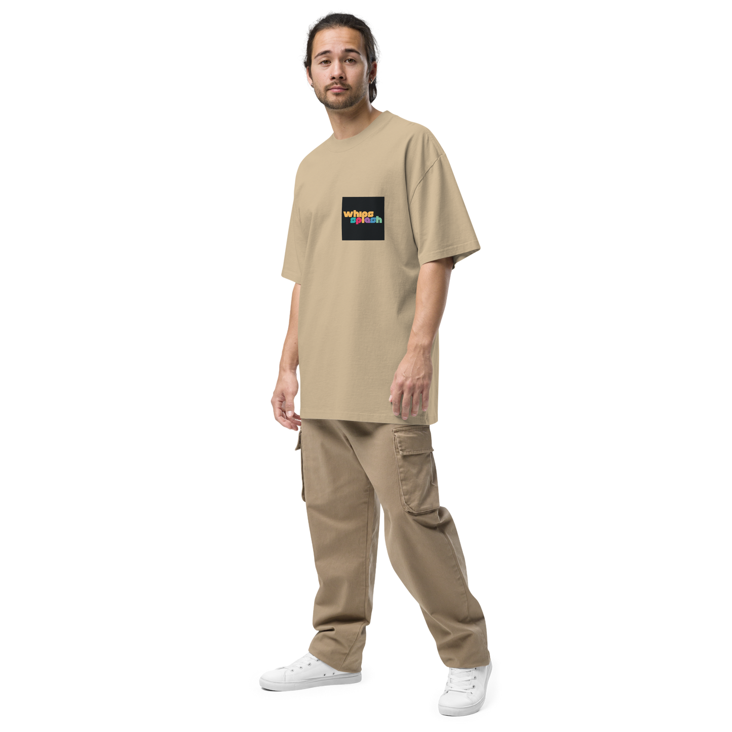 WHIPSSPLASH Oversized Faded T-Shirt