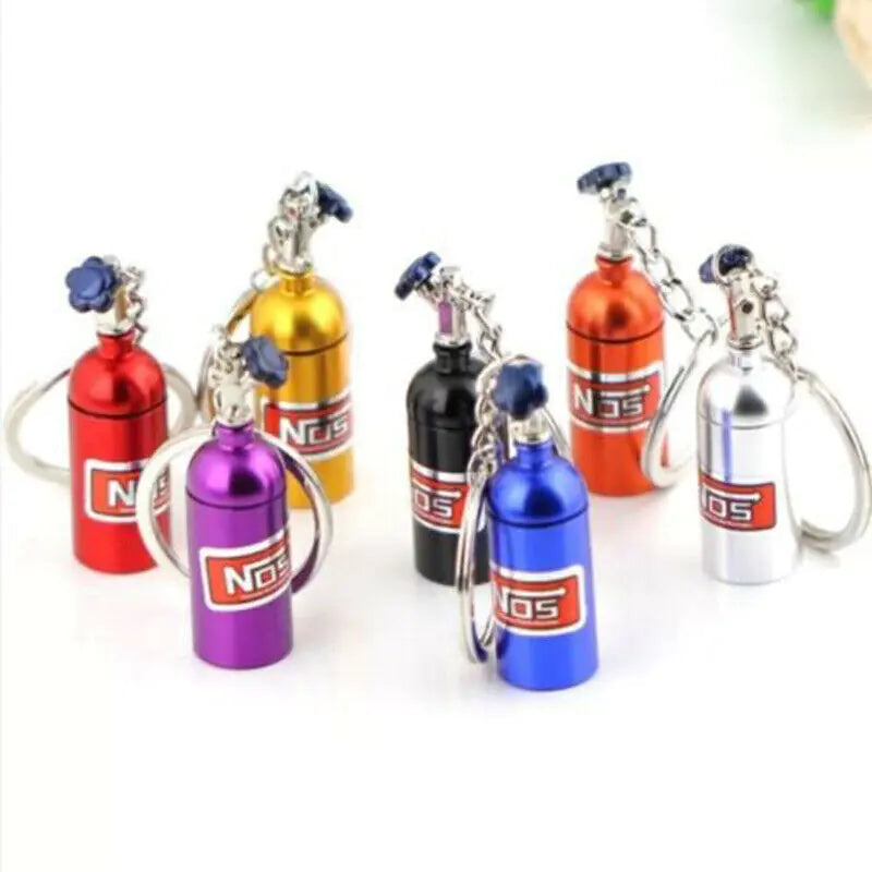 NOS Bottle Car Keychain