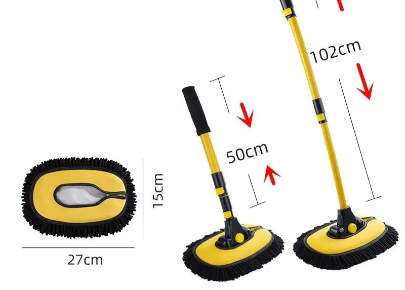Adjustable Car Telescopic Cleaning Mop