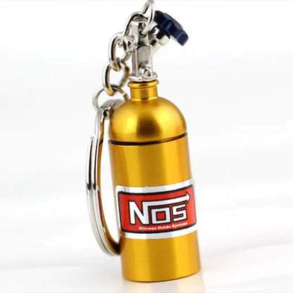 NOS Bottle Car Keychain
