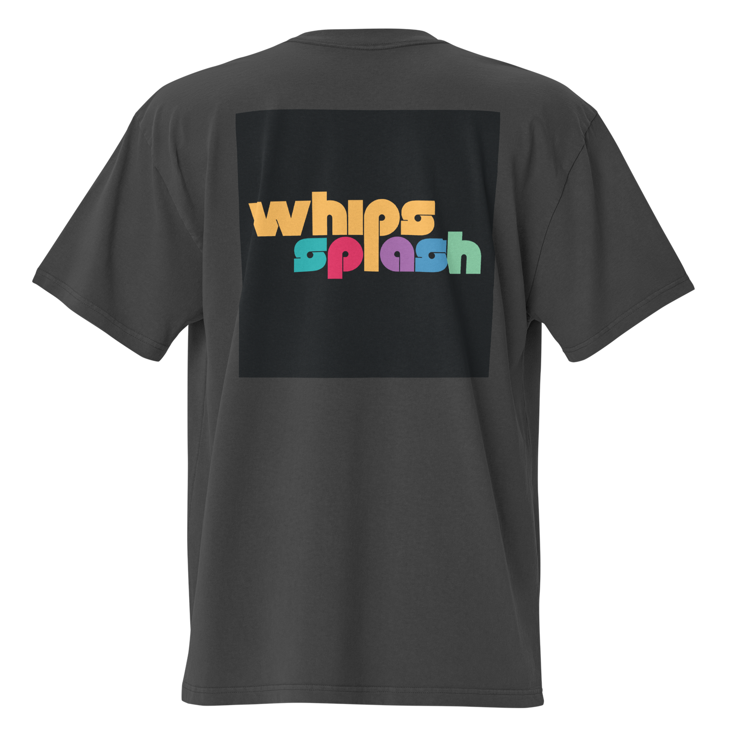 WHIPSSPLASH Oversized Faded T-Shirt