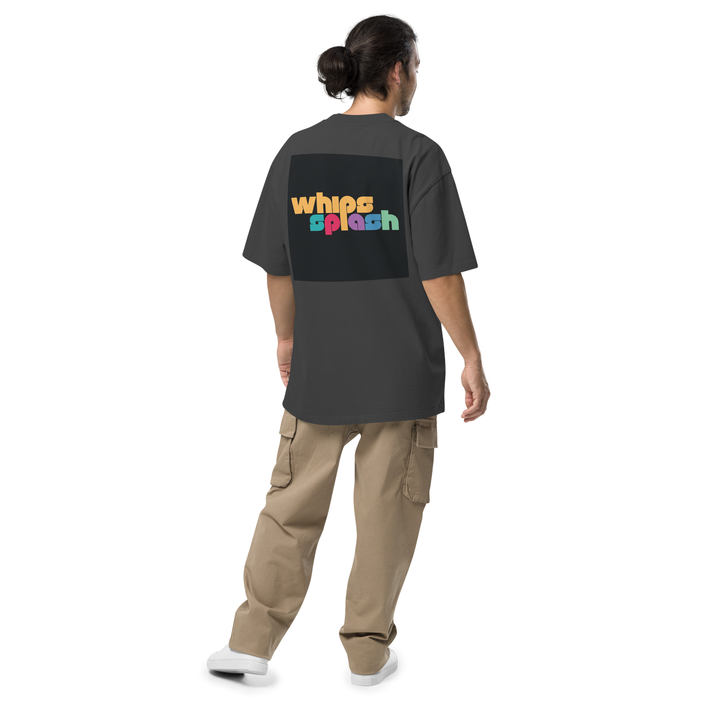 WHIPSSPLASH Oversized Faded T-Shirt