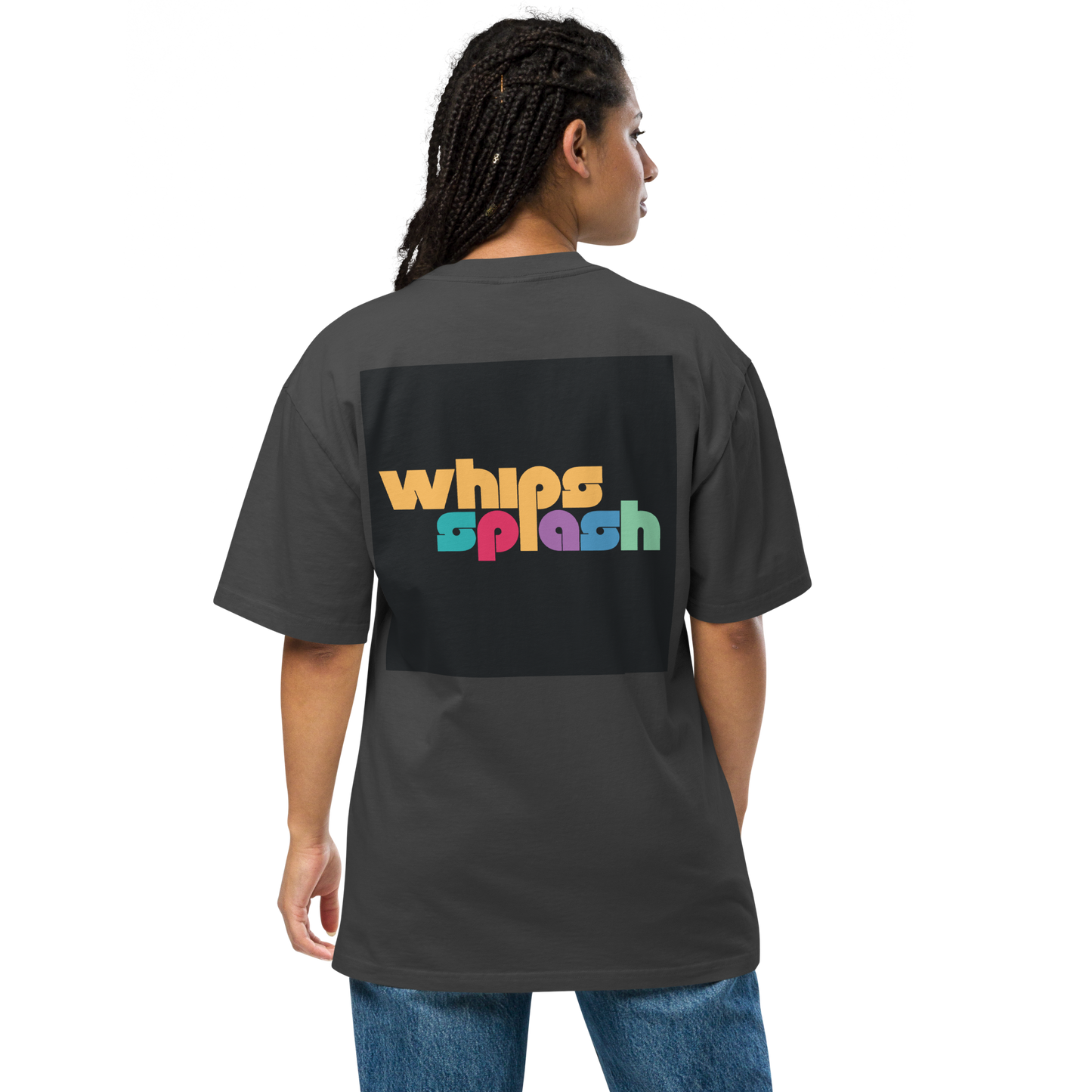 WHIPSSPLASH Oversized Faded T-Shirt