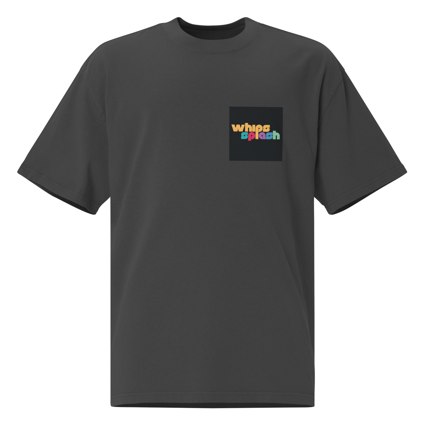 WHIPSSPLASH Oversized Faded T-Shirt