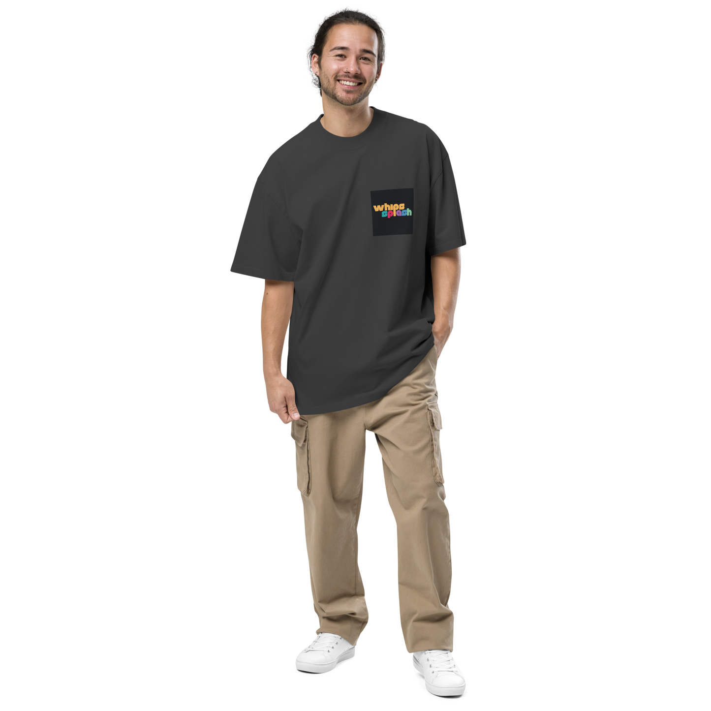 WHIPSSPLASH Oversized Faded T-Shirt