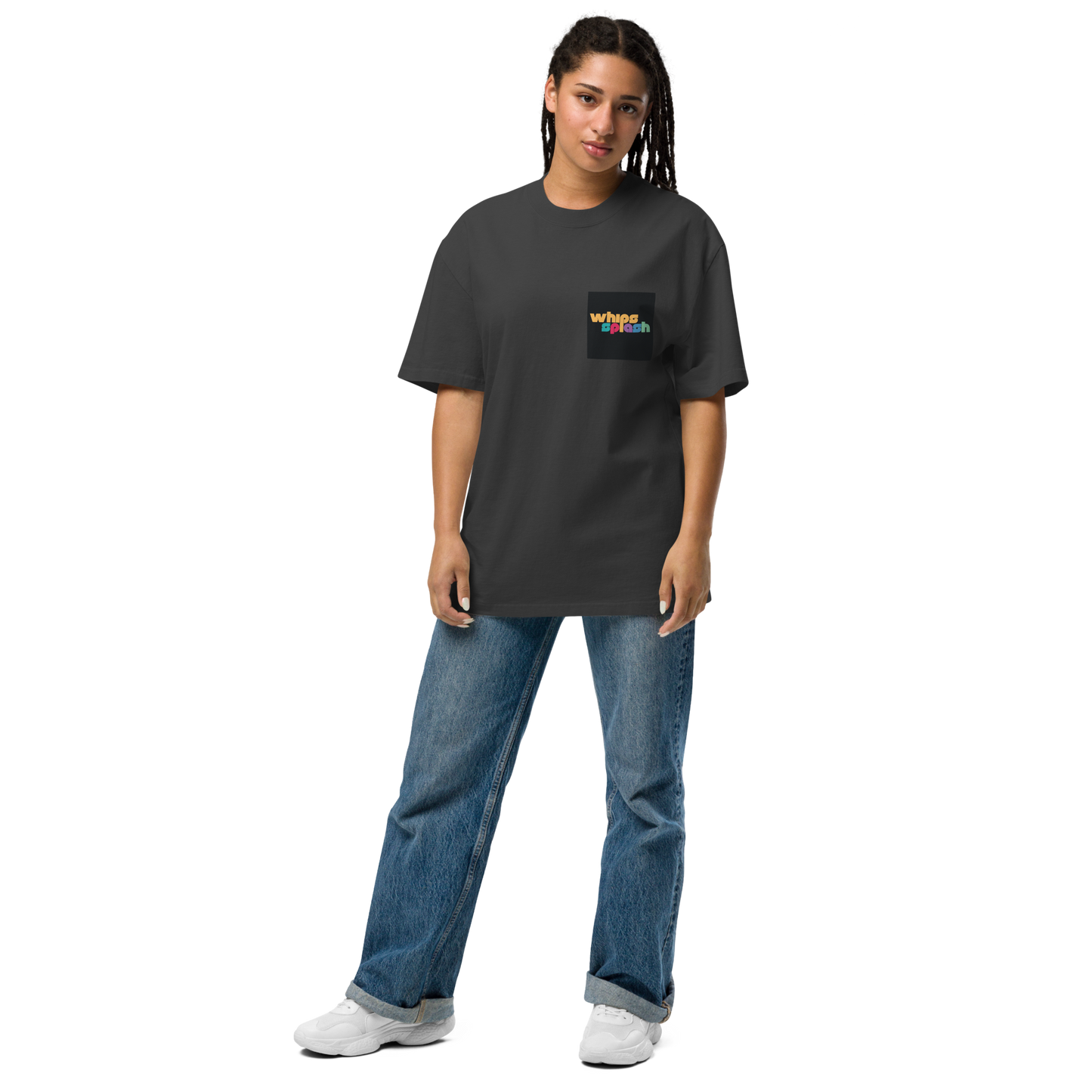 WHIPSSPLASH Oversized Faded T-Shirt