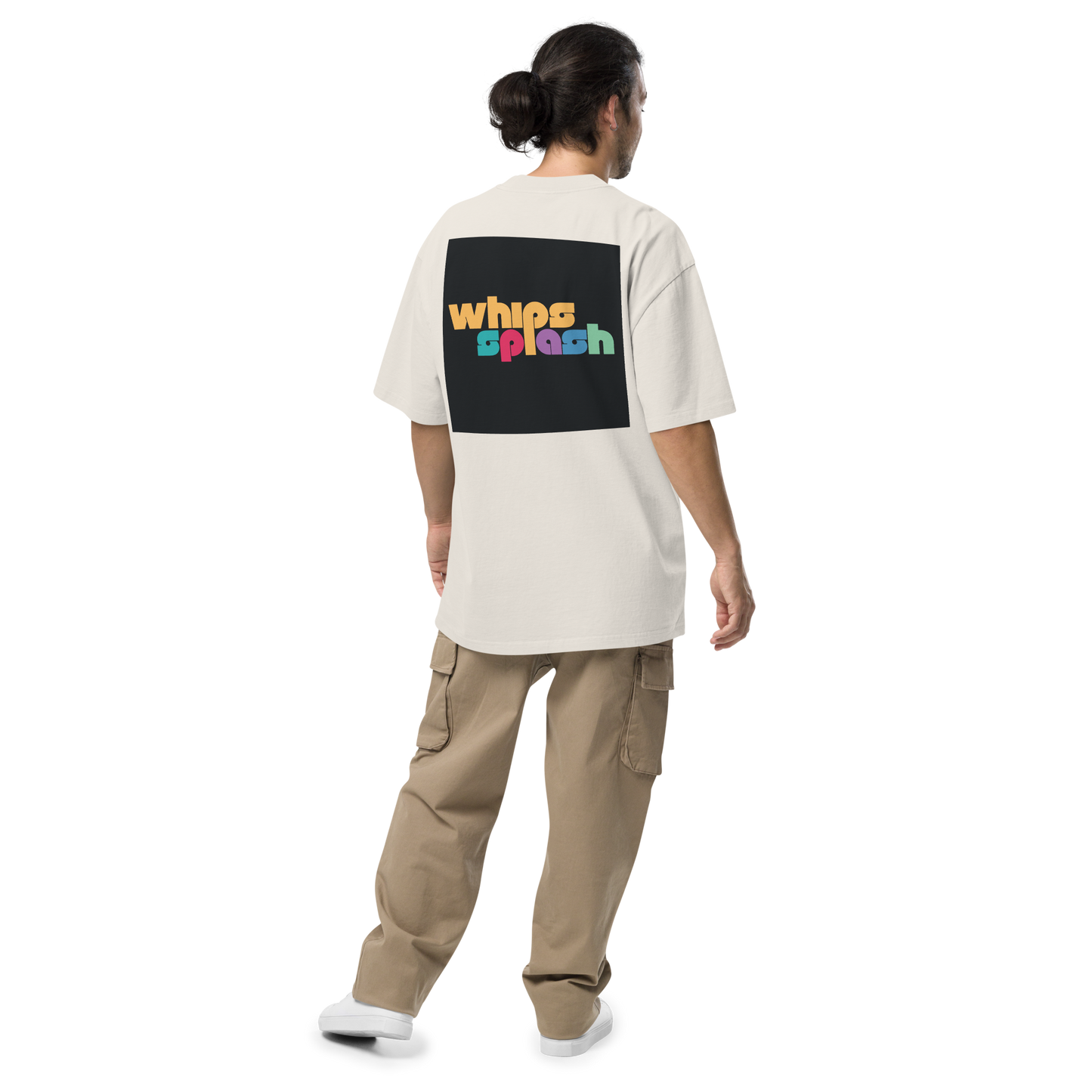 WHIPSSPLASH Oversized Faded T-Shirt