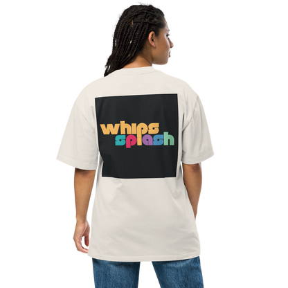 WHIPSSPLASH Oversized Faded T-Shirt