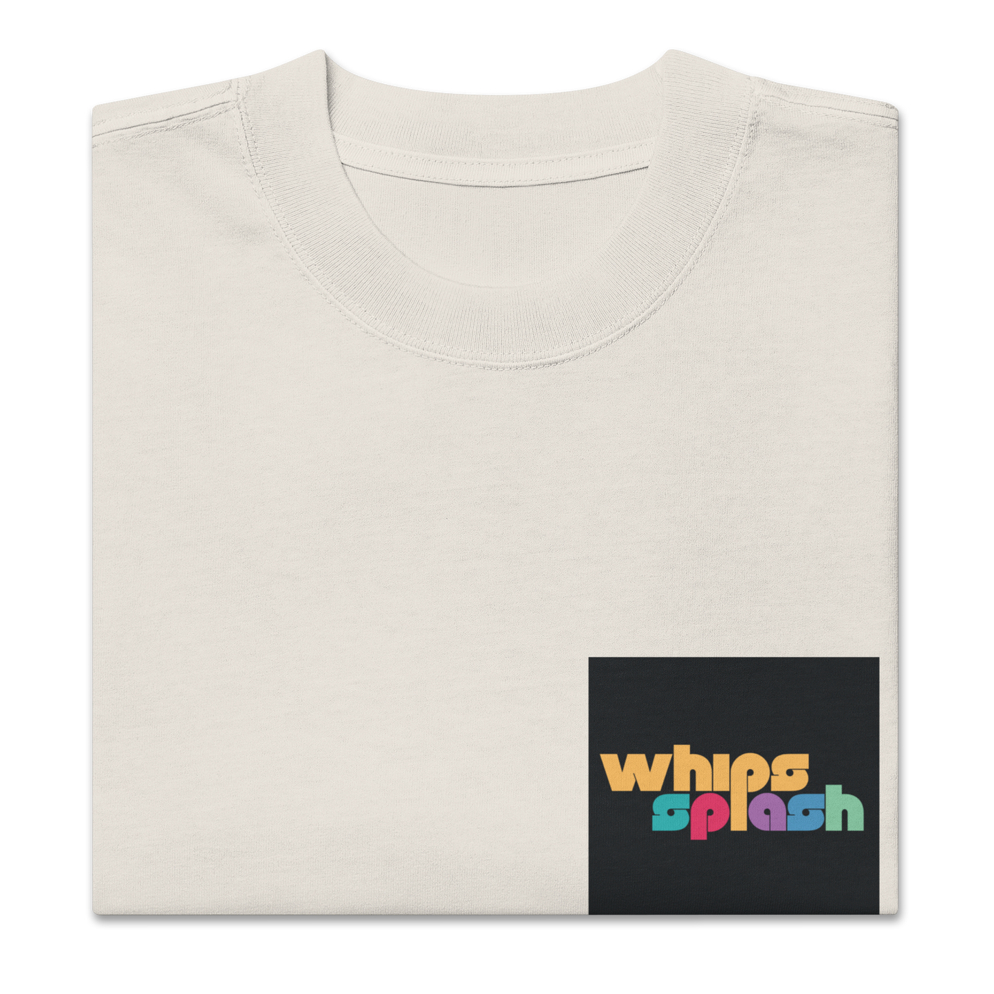 WHIPSSPLASH Oversized Faded T-Shirt