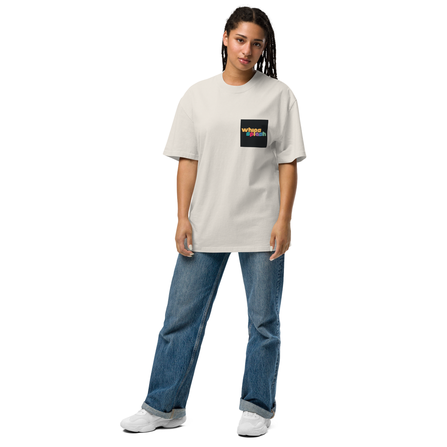 WHIPSSPLASH Oversized Faded T-Shirt