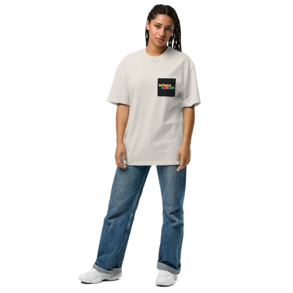 WHIPSSPLASH Oversized Faded T-Shirt
