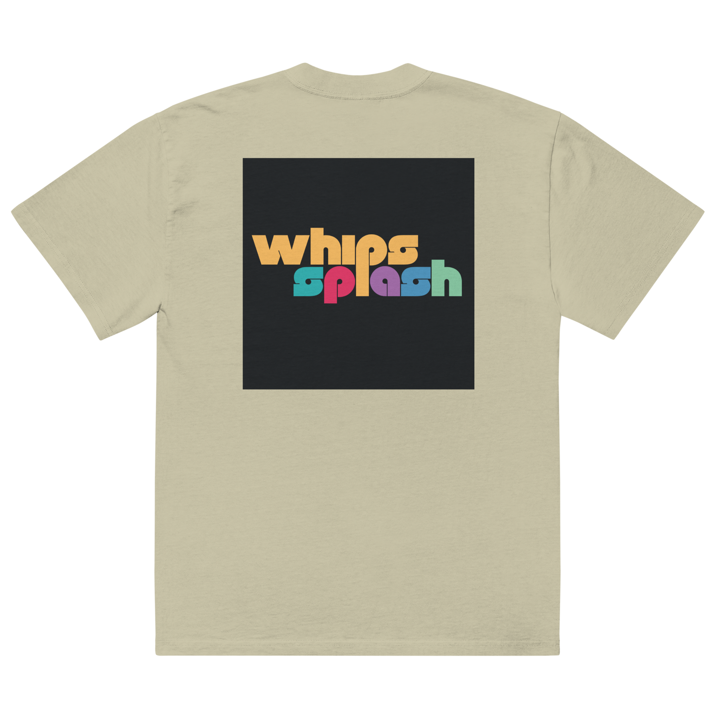 WHIPSSPLASH Oversized Faded T-Shirt