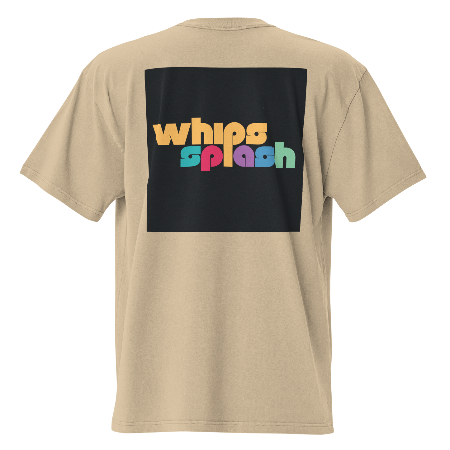 WHIPSSPLASH Oversized Faded T-Shirt