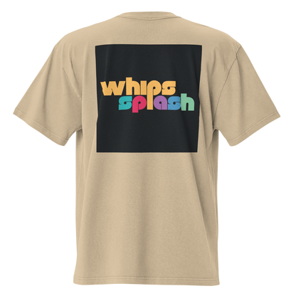 WHIPSSPLASH Oversized Faded T-Shirt