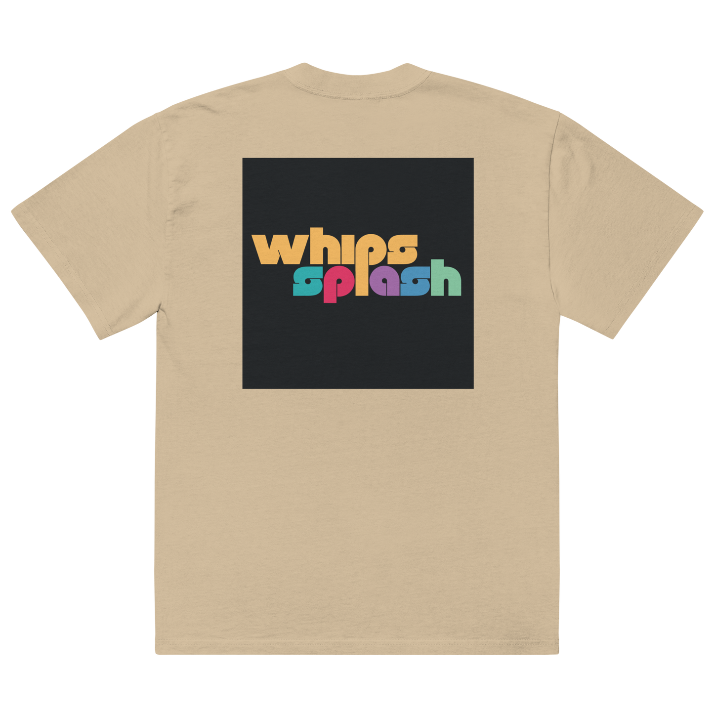 WHIPSSPLASH Oversized Faded T-Shirt