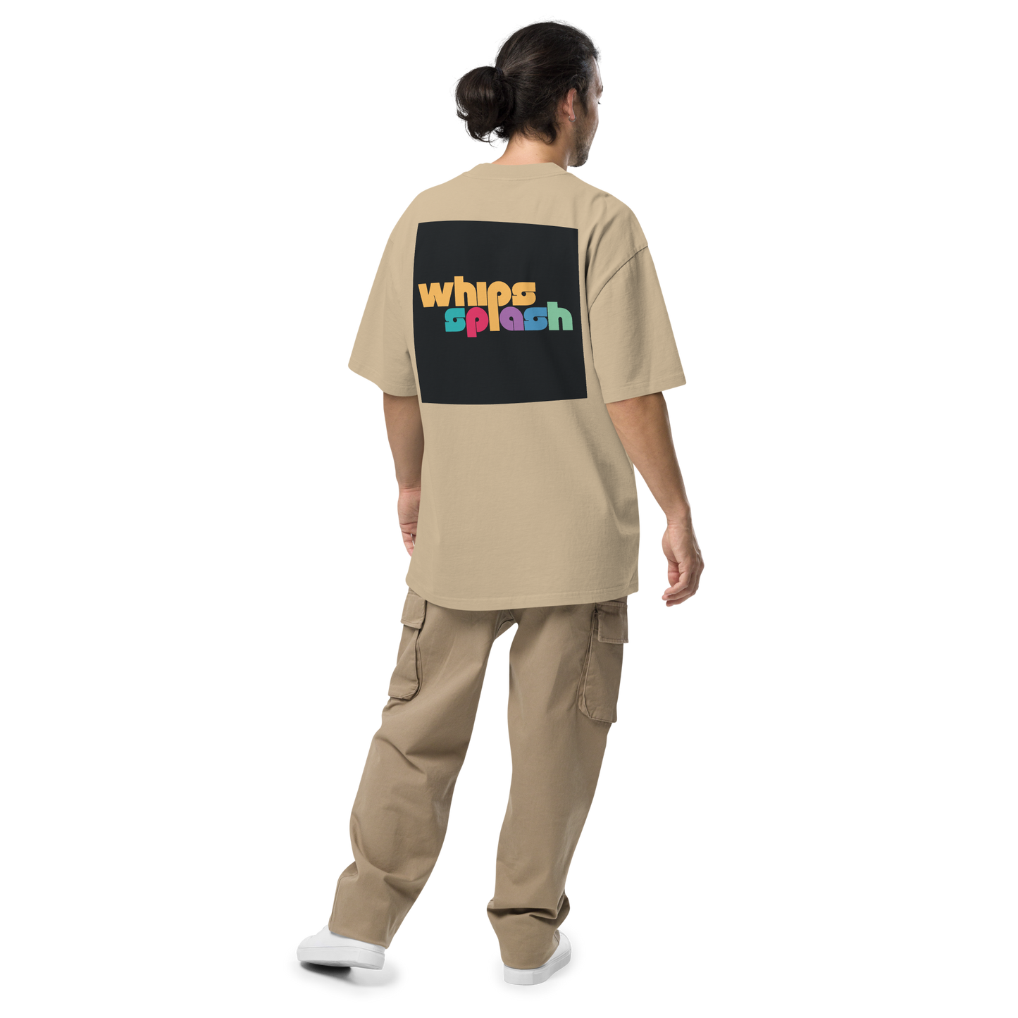 WHIPSSPLASH Oversized Faded T-Shirt
