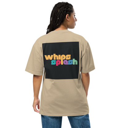 WHIPSSPLASH Oversized Faded T-Shirt