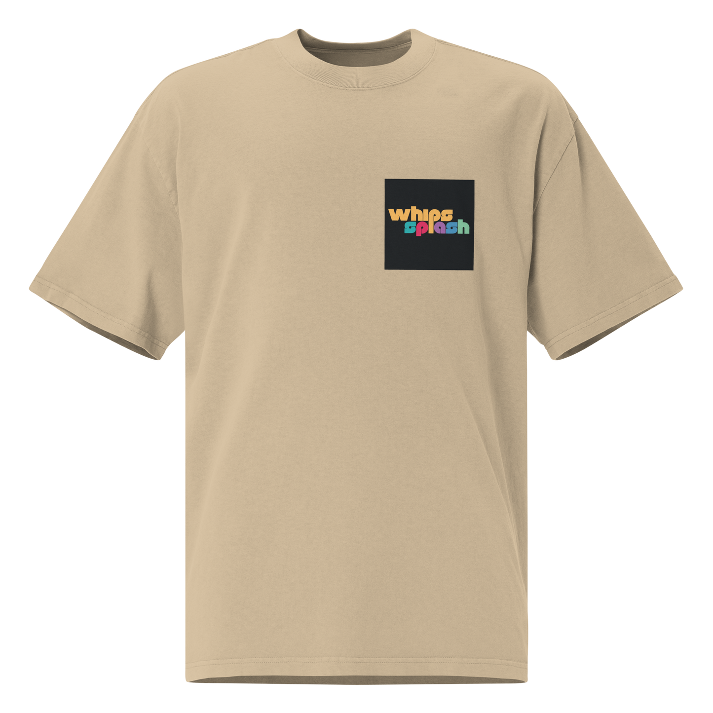 WHIPSSPLASH Oversized Faded T-Shirt