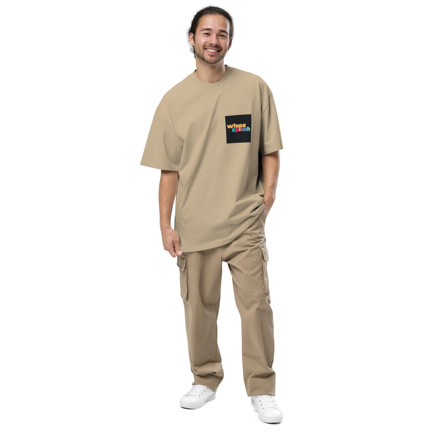 WHIPSSPLASH Oversized Faded T-Shirt
